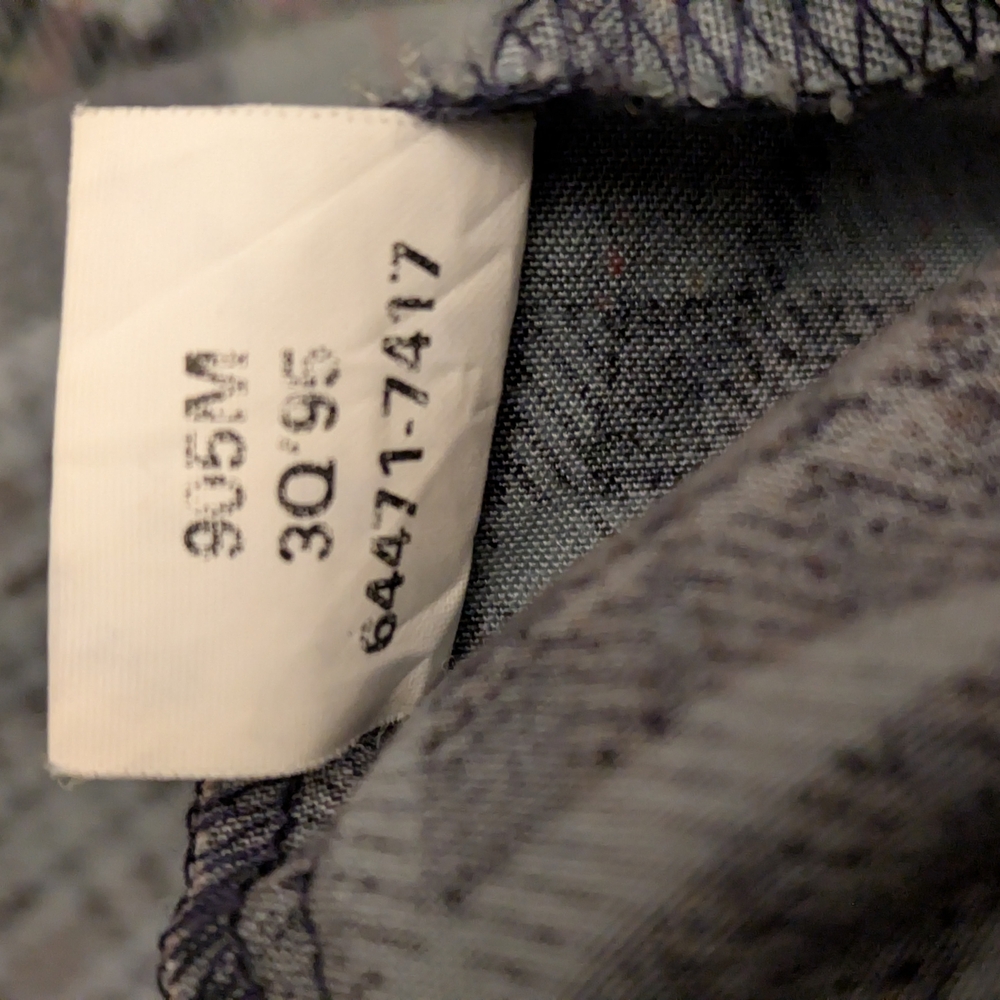 Dockers Patchwork Plaid Button Up Shirt Long Slee… - image 6